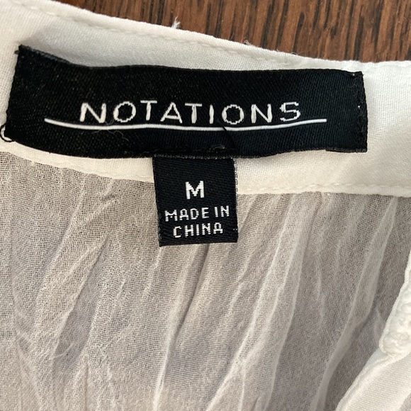 Women’s white crepe shirt - Picture 3 of 6